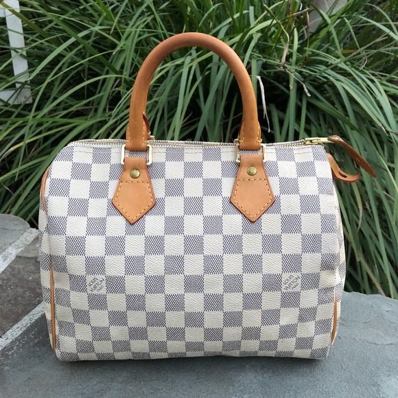 🚫SOLD🚫Auth. Louis Vuitton Speedy 25 Damier Azur - Picture 2 of 8